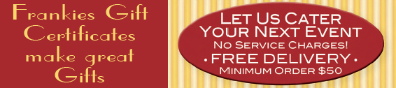 Gift Certificates and Catering